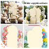 2Pcs 2 Styles Polyester Wedding Arch Cover Cloth FEPA-CN0001-02B-4