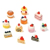 44Pcs 11 Styles Cake Miniature Ornaments DJEW-CJ0001-29-8