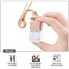 Glass Pendant Decorations HJEW-PH0001-07-WH-3