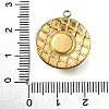 Plastic Pearl Pendants LS-STAS-Q360-03G-G-3