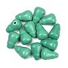 Dyed Synthetic Turquoise 3 Hole Guru Beads G-C198-01A-02-1