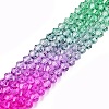 Baking Painted Glass Bead Strands DGLA-A039-T2mm-A010-4