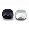 Pointed Back Glass Rhinestone Cabochons RGLA-T032-10x10mm-17-2