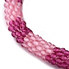 Glass Crochet Beaded Necklace NJEW-Z029-04I-3