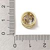 Brass Micro Pave Cubic Zirconia Multi-Strand Links KK-C111-01G-E-3