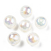 ABS Plastic Imitation Pearl Beads PACR-N013-01A-03-2