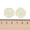 Frosted Transparent Acrylic Beads OACR-P029-19B-03-4