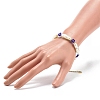 ABS Imitation Pearl & Millefiori Glass Beaded Necklace Bracelet SJEW-JS01241-3