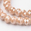 Electroplate Glass Beads Strands EGLA-P018-8mm-FR-A03-1