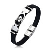 201 Stainless Steel Constellation Beaded Bracelet LS-ZODI-PW0001-044H-1