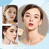 4 Pairs 4 Styles Brass Hoop Earrings EJEW-AR0001-12-5