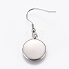 Stainless Steel Dangle Earrings LS-EJEW-WH0001-A02-2