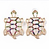 Alloy Stud Earrings for Women EJEW-J045-06LG-1