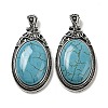 Synthetic Turquoise Big Pendants G-Z050-10A-1