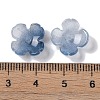 Baking Paint Glass Bead Caps GLAA-S202-04G-2