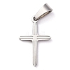 Tarnish Resistant 304 Stainless Steel Pendants STAS-P253-07P-1