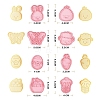 8Pcs 8 Styles Easter Theme Plastic Cookie Cutters EAER-PW0001-066-5