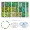480g 24 Colors 12/0 Glass Round Seed Beads SEED-CJ0001-09-1
