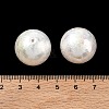 UV Plating Textured Transparent Acrylic Beads AC-CBAC6DF-02-3