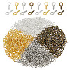 ARRICRAFT 800Pcs 4 Colors Iron Screw Eye Pin Peg Bails IFIN-AR0001-34-1