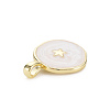 Brass Enamel Pendants KK-Q283-057G-NR-3