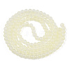 Baking Paint Imitation Jade Glass Round Bead Strands X1-DGLA-N003-10mm-02-2