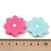 Flower Food Grade Silicone Focal Beads SIL-A011-02E-3