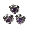 Natural Amethyst Pendants G-A207-03AS-05-1