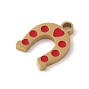 Ion Plating(IP) 304 Stainless Steel Enamel Charms STAS-Z083-04G-2