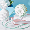 DIY Sew on PU Leather Daisy Flower Pattern Round Multi-Use Crossbody/Shoulder Bag Making Kits DIY-WH0297-56C-4