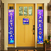 Polyester Hanging Sign for Home Office Front Door Porch Decorations HJEW-WH0023-019-5