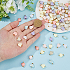 100Pcs Spray Painted Acrylic Pendants FIND-DC0006-51-3