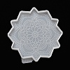 Mandala Flower Coaster DIY Silicone Mold DIY-K072-05B-4