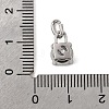 Birthdaystone Theme April 304 Stainless Steel Charms STAS-B128-60P-04-3