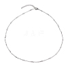 Non-Tarnish 304 Stainless Steel Cable Chain Necklaces NJEW-JN03169-02-2