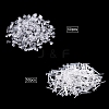 1000Pcs 2 Style Eco-Friendly Plastic Stud Earring Findings KY-YW0001-11-4