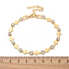 304 Stainless Steel Rhinestone Cup Chain Bracelets for Women BJEW-F488-26E-G-5