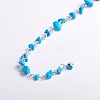 Handmade Synthetic Howlite Chips Beads Chains for Necklaces Bracelets Making AJEW-JB00043-07-1