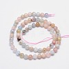 Natural Morganite Round Bead Strands LS-G-I159-6mm-2