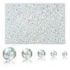350Pcs 5 Styles Transparent Acrylic Beads MACR-FS0001-91-1