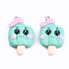 Handmade Polymer Clay Charms CLAY-T016-63-2