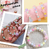 240Pcs 8 Styles Transparent Plastic Beads KY-BM0001-05-7
