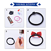 Opaque AS Plastic Base Buckle Hair Findings FIND-T064-004B-02-4