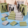 3Pcs Rectangle Paper Jewelry Display Cases CON-TA0001-39C-02-9