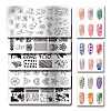 Stainless Steel DIY Nail Art Templates MRMJ-WH0098-001-3