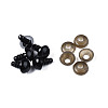 Craft Plastic Doll Eyes Stuffed Toy Eyes DIY-R039-9mm-07-2