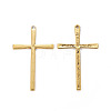 Tibetan Style Alloy Cross Large Pendants TIBEP-EAAA0100Y-AG-FF-2