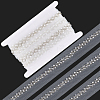 4Yards Polyester Lace Ribbon SRIB-GF0001-73B-02-1