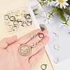 40Pcs 4 Colors 304 Stainless Steel Leverback Earring Findings STAS-UN0029-67-3