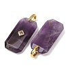 Natural Amethyst Pendants GG-CBA51ED-05G-01-3